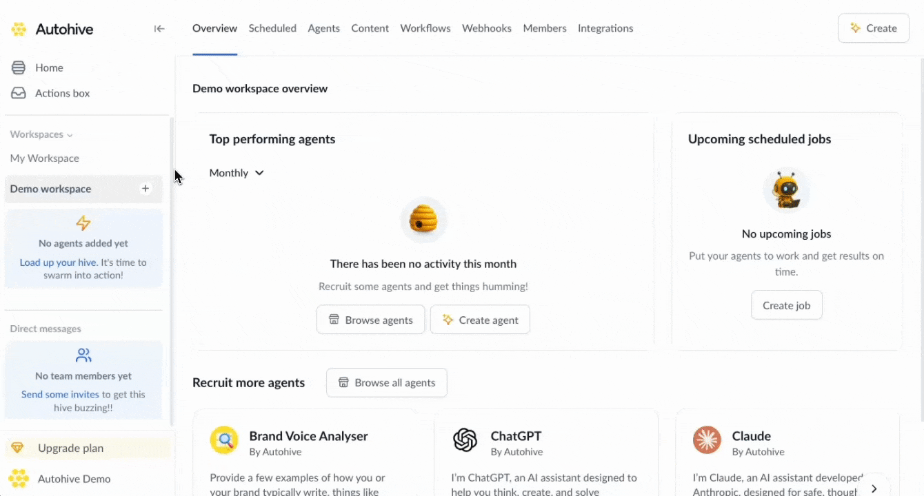 How to find and browse agents